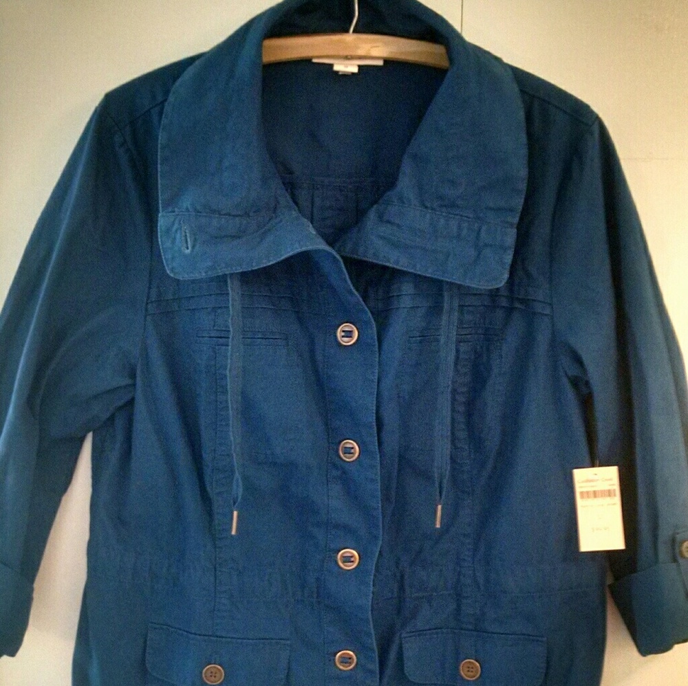 Coldwater Creek Ripstop Cargo Jacket - Picture 2 of 4